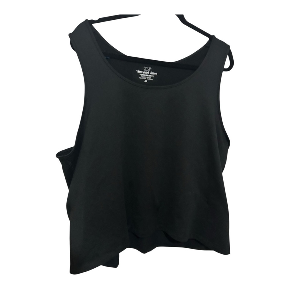 Vineyard Vines Performance Tank Top | Jet Black | 3X